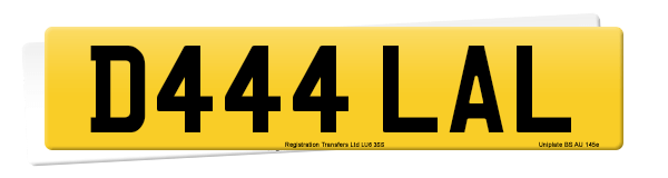 Registration number D444 LAL